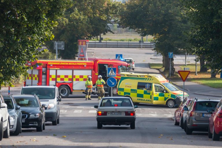 Trafikolycka på E10 i Björkberget